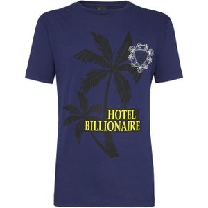 Billionaire - T-shirt - Donkerblauw - Ronde Hals - Katoen