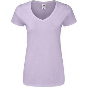 Fruit of the Loom - Iconic 150 V Hals T-shirt - Dames - Katoen