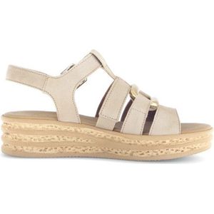 Gabor - 64.552.14 - Dames Sandaal - Beige - Extra Lichte Buitenzoal