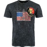 Top Gun - T-Shirt Anker - Zwart - Katoen