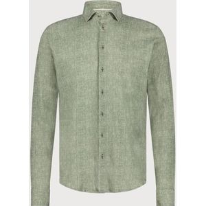 Blue Industry - Gemêleerd Overhemd - Kleur: Blauw