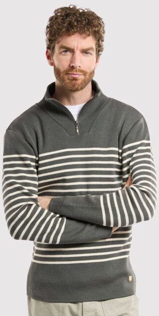 Armor Lux - Sweatshirt 75735 - Donker Groen - Sweater