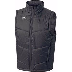 Mizuno - Gilet - Zwart - Heren - Mouwloos - Grafisch Logo