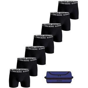 Björn Borg Cotton stretch boxer + wash bag 7 pack