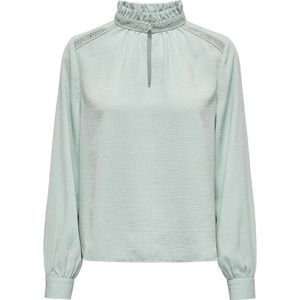 JDY - Jdyrachel - Blouse - Effen - Gerecycled Materiaal, Lange Mouw, Knoopsluiting