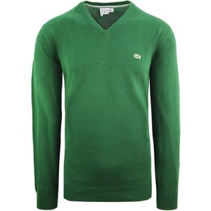 Lacoste - AH4087 AZH - Katoenen Trui - Groen - Lange Mouwen
