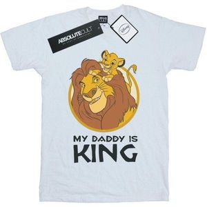 Li-cense Disney heren the lion king mijn papa is koning t-shirt