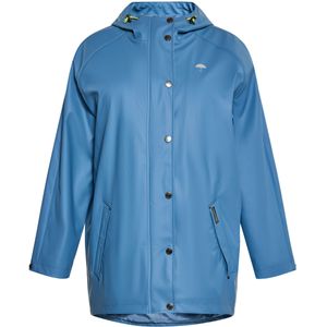 Schmuddelwedda - Grote Maat Regenjas - Staalblauw - Dames