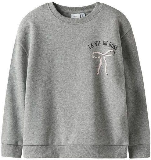 Name It - Sweat 13250103 - Vesten - Midden Grijs