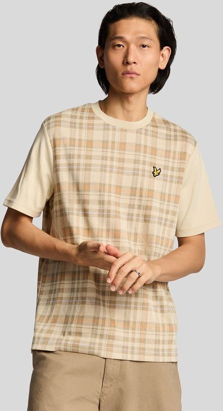 Lyle & Scott - Spring Tartan T-shirt - Beige