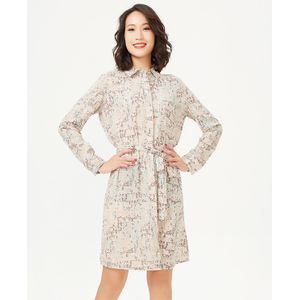 Lichte print shirt-jurk