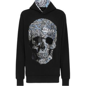 Philipp Plein - Hooded Sweatshirt Paisley - Zwart - Heren - Katoen