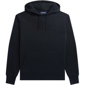 Fred Perry - Sweatshirt - Zwart - Laurel Wreath - Met Capuchon
