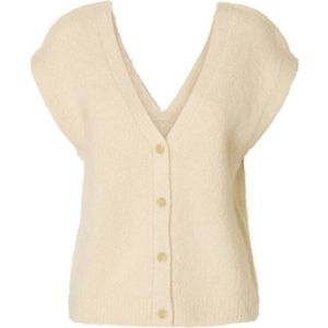 Alpacawolmix - Gebreid Gilet - V-hals - Relaxed Fit