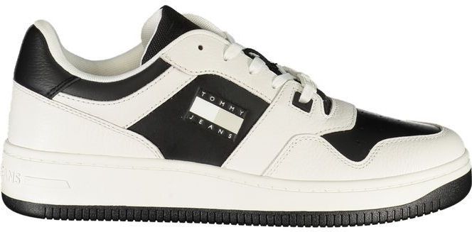 Tommy Hilfiger - Lace-Up Sneakers - Wit - Polyester - Leer