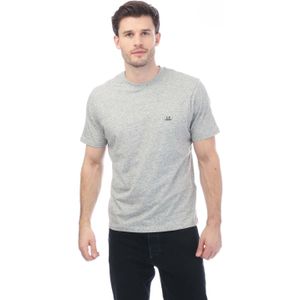 C.P. Company - 30-1 Jersey Label T-shirt - Grijs - 100% Katoen