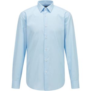 BOSS - Eliott - Overhemd - Pastelblauw - Regular Fit - Lange Mouwen
