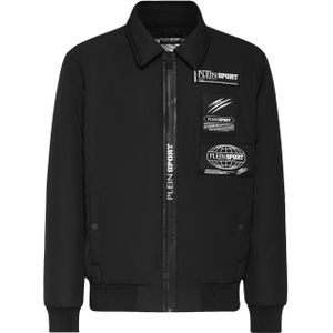Plein Sport - Bomber Global Express Edition - Jack - Zwart - Polyester