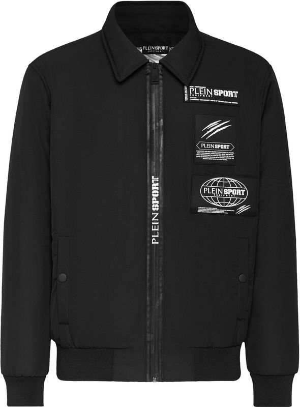 Plein Sport - Bomber Global Express Edition - Jack - Zwart - Polyester