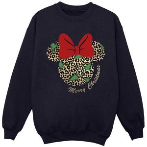 Li-cense Disney heren minnie mouse luipaard kerst sweatshirt
