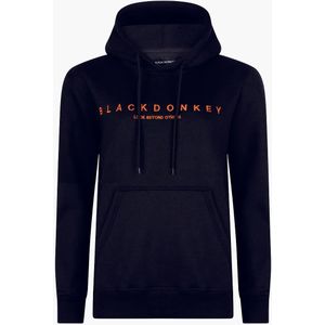 Black Donkey Athena hoodie i black/orange