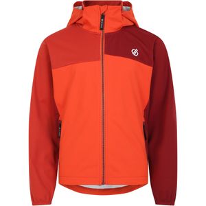 Dare2b - Kinder Soft Shell Jas - Kleurenblok - Ademend - Waterdicht - Met Afneembare Kap
