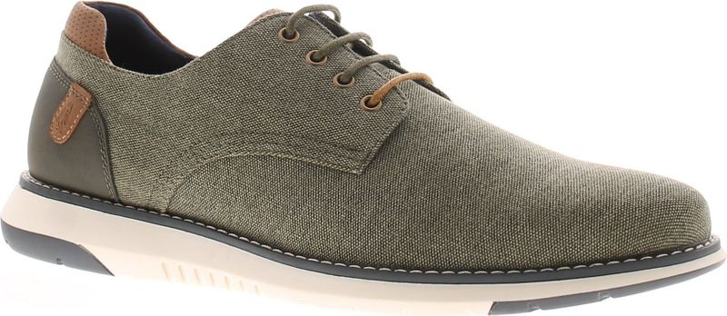 Hush Puppies - Bruce - Veterschoenen - Groen - Canvas