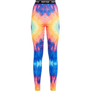 Philipp Plein - Legging - Tie Dye - Hoge Taille - Superglanzend