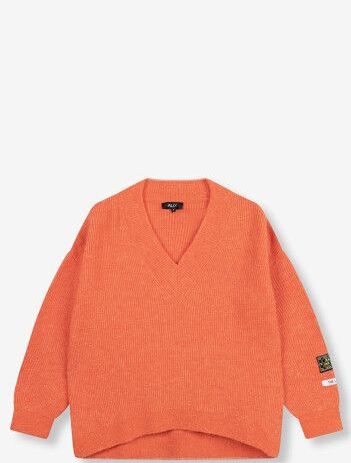ALIX The Label - Pullover - Oranje - V-neck