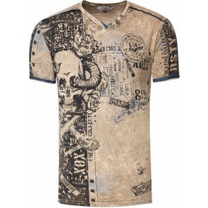 Rusty Neal - T-Shirt - Zwart - Katoen