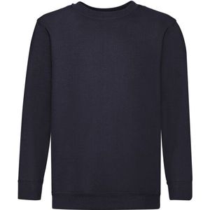 Fruit of the Loom - Klassiek Sweatshirt - Zwart - 80% Katoen, 20% Polyester