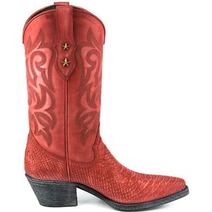 Mayura Boots Dames westernlaarzen alabama 2524-rojo lavado