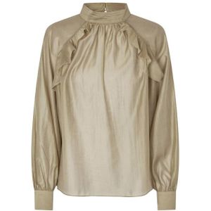 Second Female - 60350 KANNIKA - Top - Gold - Lange Mouw