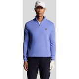 Lyle & Scott - Golf 1/4 Zip - Wolmix Trui - Blauw