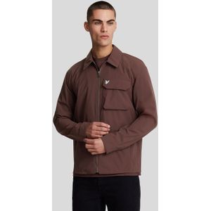 Lyle & Scott Softshell Overshirt met Zakken - Rubber Rood