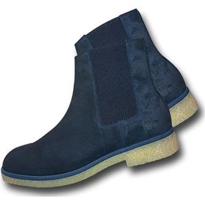 Tommy Hilfiger Suède Chelseaboots Donkerblauw