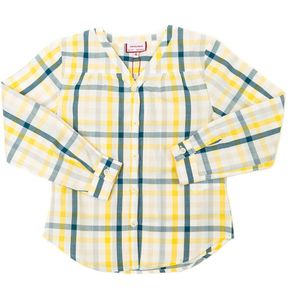 Shirt met lange mouw en V-hals 17I07108 meisje