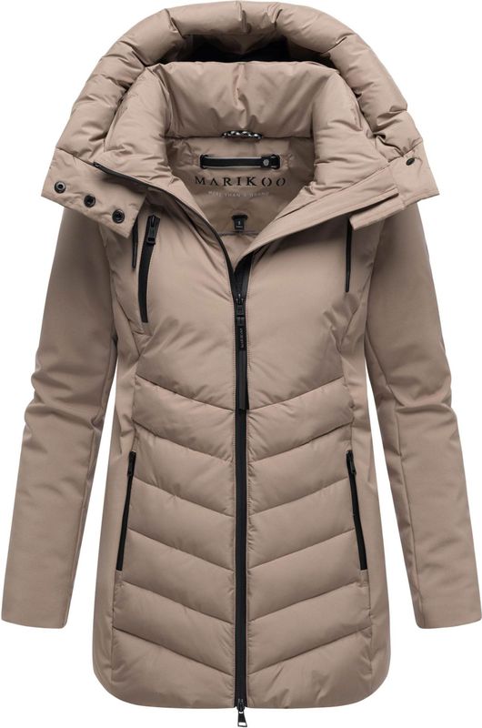 Marikoo - Tivaa XVI - Dames Winterjas - Met Softshell - Afneembare Capuchon