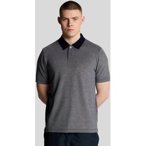 Lyle & Scott - Two Tone Poloshirt - Middernachtblauw