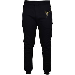 Giuseppe Zanotti - Joggingpak - Zwart - 100% Katoen - Gemaakt in Italië