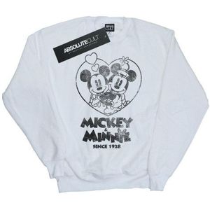 Li-cense Disney dames mickey en minnie mouse sinds 1928 sweatshirt