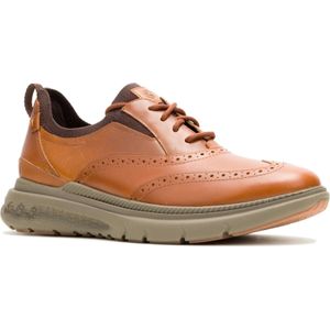 Hush Puppies - Excel - Veterschoenen - Cognac