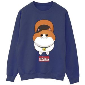 Li-cense Disney dames big hero 6 baymax kitten face sweatshirt