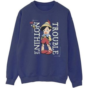 Li-cense Disney heren pinokkio niets dan problemen sweatshirt
