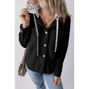 Heren Corduroy Hoodie Jas Casual Stijl