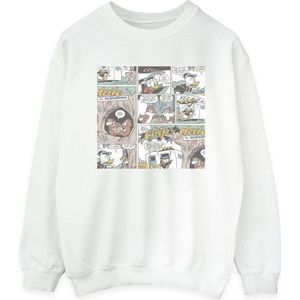 Sweater - Gedrukt - Zwart - 50% Katoen 50% Polyester