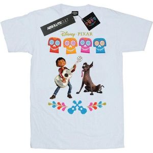 Li-cense Disney dames coco miguel logo boyfriend t-shirt