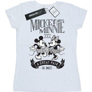 Li-cense Disney dames mickey en minnie mouse geweldig paar katoenen t-shirt