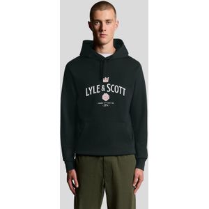 Lyle & Scott - Cheers Graphic Loopback Hoodie - Marineblauw