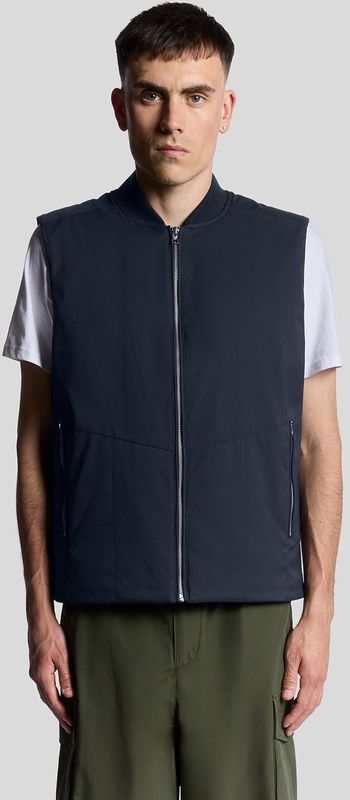 Lyle & Scott - Golf Gilet - Marineblauw - Waterbestendig - Geïsoleerd